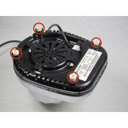 KitchenAid KSB5CR Снятие задней панели
