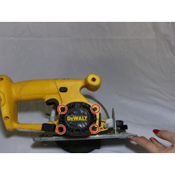 DeWalt DW936 Замена пластиковой крышки